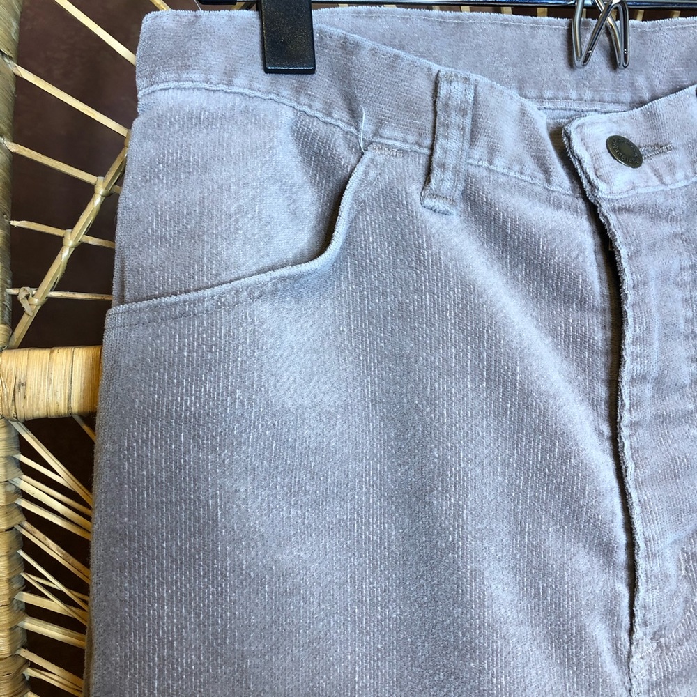 WRANGLER Vintage Corduroy Pants High Rise Mom Mauve Size 30 - Picture 5 of 15